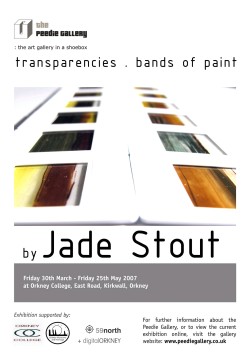 transparencies: bands of paint