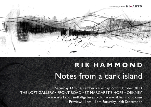 Rik Hammond: Notes from a dark island - The Loft Gallery